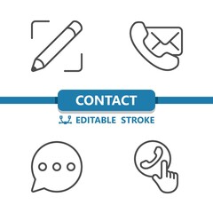 Contact - Contact Us Icons