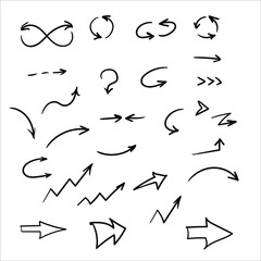 arrows, vector, pointer, black, direction, symbol