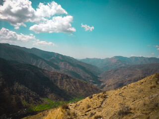 a never ending view of the valley where cloud seems like blown off 