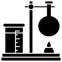 experiment solid icon