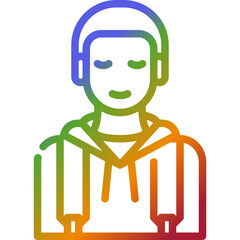 student gradient icon