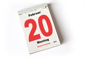 20. Februar 2023 Rosenmontag