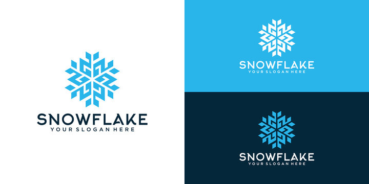 snowflake logo design inspiration