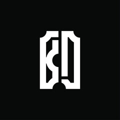 Initial Logo Vector Concept with B Letter