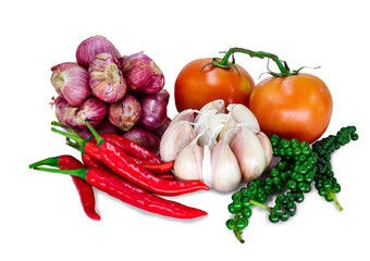 Vegetables and fruits, chili
