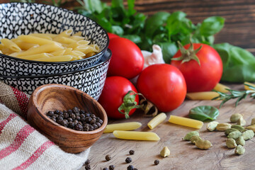 Pasta Meal Prep close-up