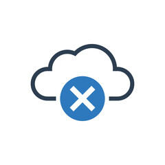 Cloud Error Icon