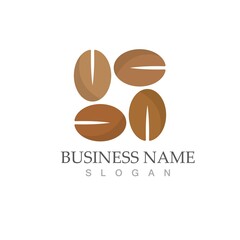 coffee bean icon vector