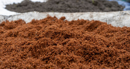 Types of soil for crops field