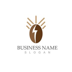 Fototapeta premium coffee bean icon vector