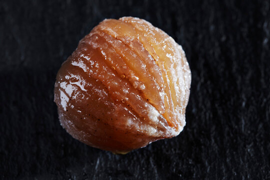 Marron glac� (a glazed chestnut)