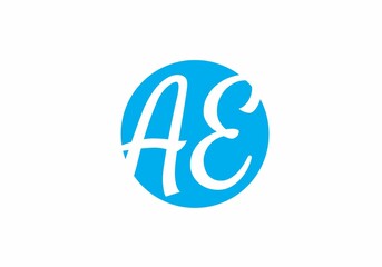 Unique shape of AE initial letter