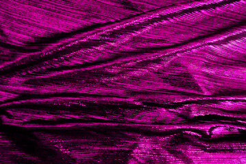 Plakat Purple velvet fabric texture used as background. Empty purple fabric background of soft and smooth textile material. There is space for text..