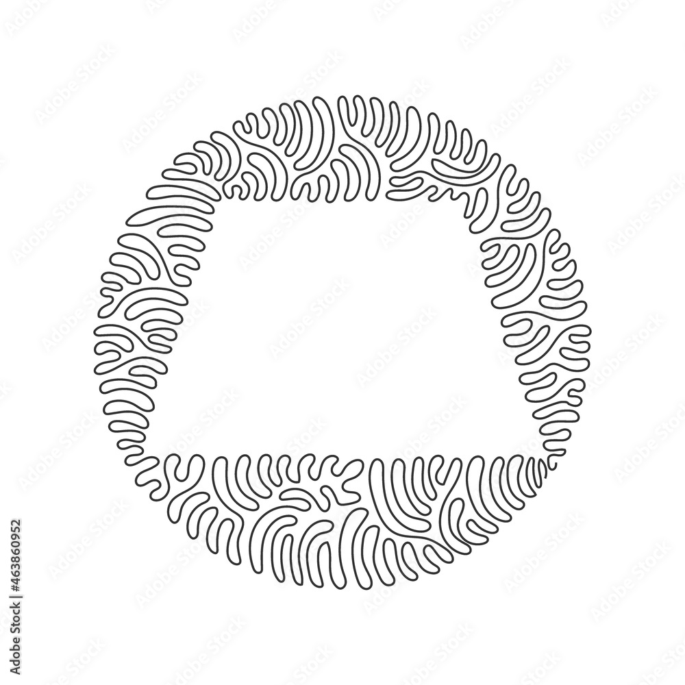Poster single continuous line drawing geometric shapes, trapezoid icon. simple line, outline vector 3d figu
