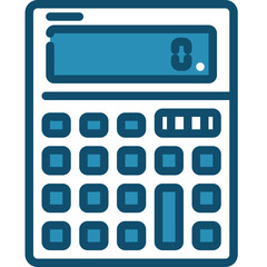 calculator one color icon