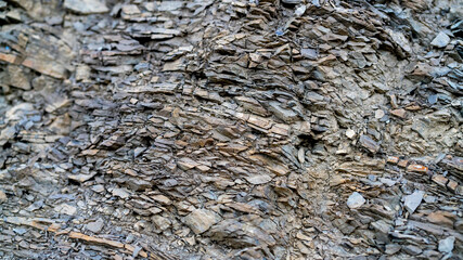 Natural stone surface with a grey tint. Stone background.