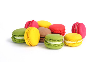 Macarons aux couleurs vives	