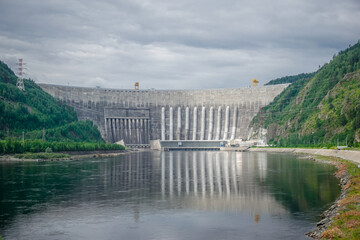 Sayano-Shushenskaya Hydro Power Plant in Siberia
