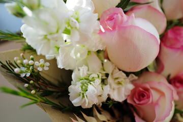 Close up of bouquet of flowers