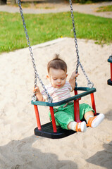 Kid on the playground