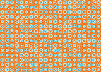 Abstract Geometric Pattern generative computational art illustration