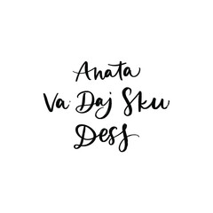 HAPPY NEW YEAR IN JAPANESE. GREETING HOLIDAY HAND LETTERING VECTOR PHRASE