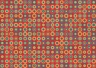 Abstract Geometric Pattern generative computational art illustration