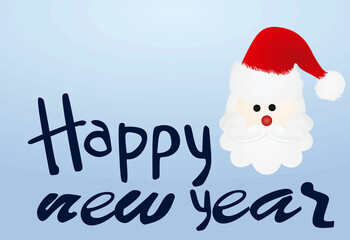 Fototapeta na wymiar Merry Christmas and Happy new year card. vector