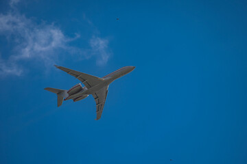 airplane in the sky