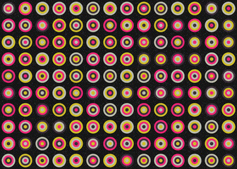 Abstract Geometric Pattern generative computational art illustration