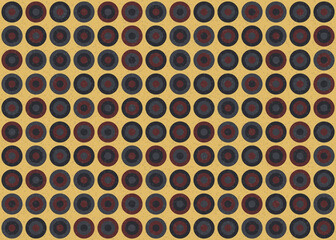 Abstract Geometric Pattern generative computational art illustration