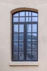 Fototapeta na wymiar Black Window Frame