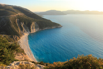 Griechenland;  Kefalonia; Strand von Myrtos