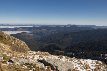 autumn scenery in the mountains