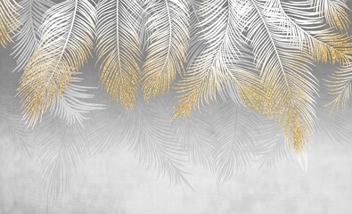 Wire and gold background 
