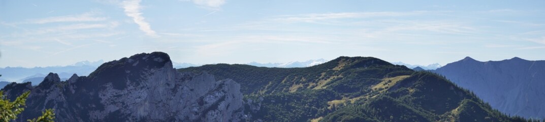 Hochmiesing-Wanderung: Blick auf die Ruchenköpfe
