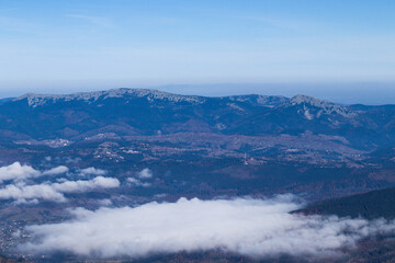 autumn scenery in the mountains