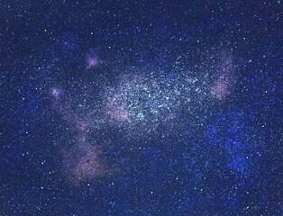 Night sky with stars as background. Universe