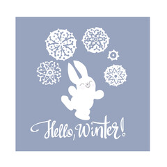 Winter illustration .