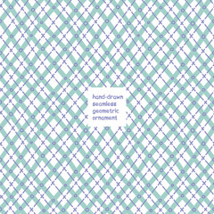 Christmas traditional, seamless geometric ornament