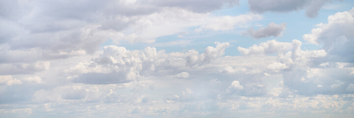 White dramatic cloud in the sky panoramic