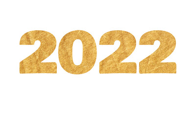 2022 new year typed number date