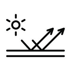 Fabric properties flat line icon. Clothes material icon on white background. Garment property symbols. Outline sign for mobile concept and web design, store