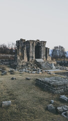 Ancient temple in ruins, Kashmir