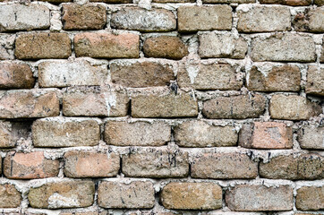texture of an old brick wall