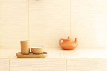 Ceramic teapot and tea set for tea ceremony