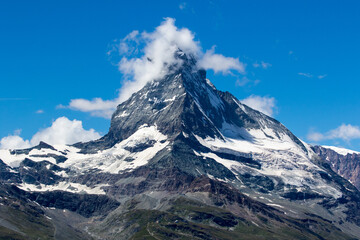 Switzerland. Matterhorn peak. Swiss Alps. 