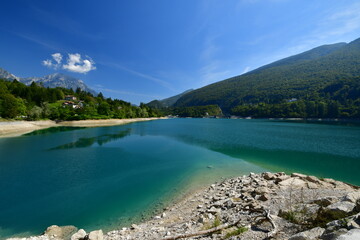 Naklejka na ściany i meble Most beautiful lakes in the world to relax and wonderful colors