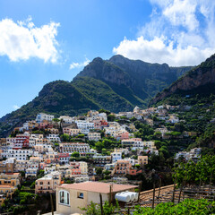 Obraz premium The Amalfi Coast - sea, mountains and wonderfully colored buildings