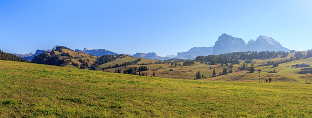 panorama of the mountains